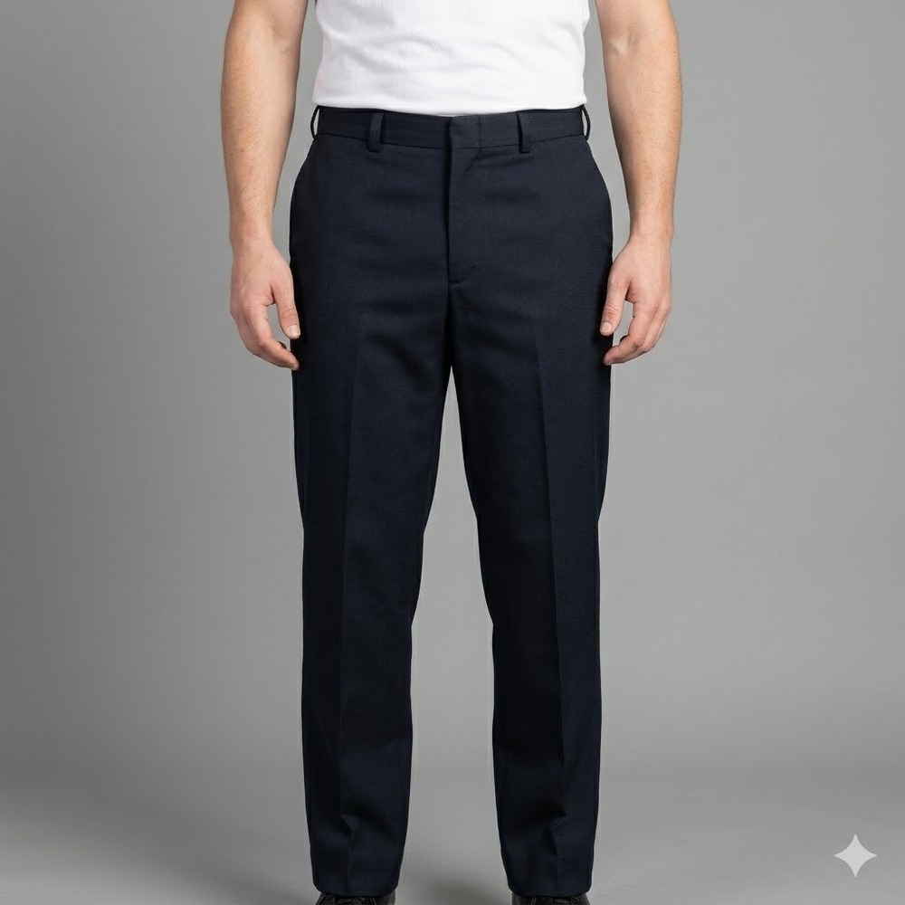 Flying Cross Justice Uniform Pants‎ Wool Blend LAPD Navy Police Duty Blue 34x22